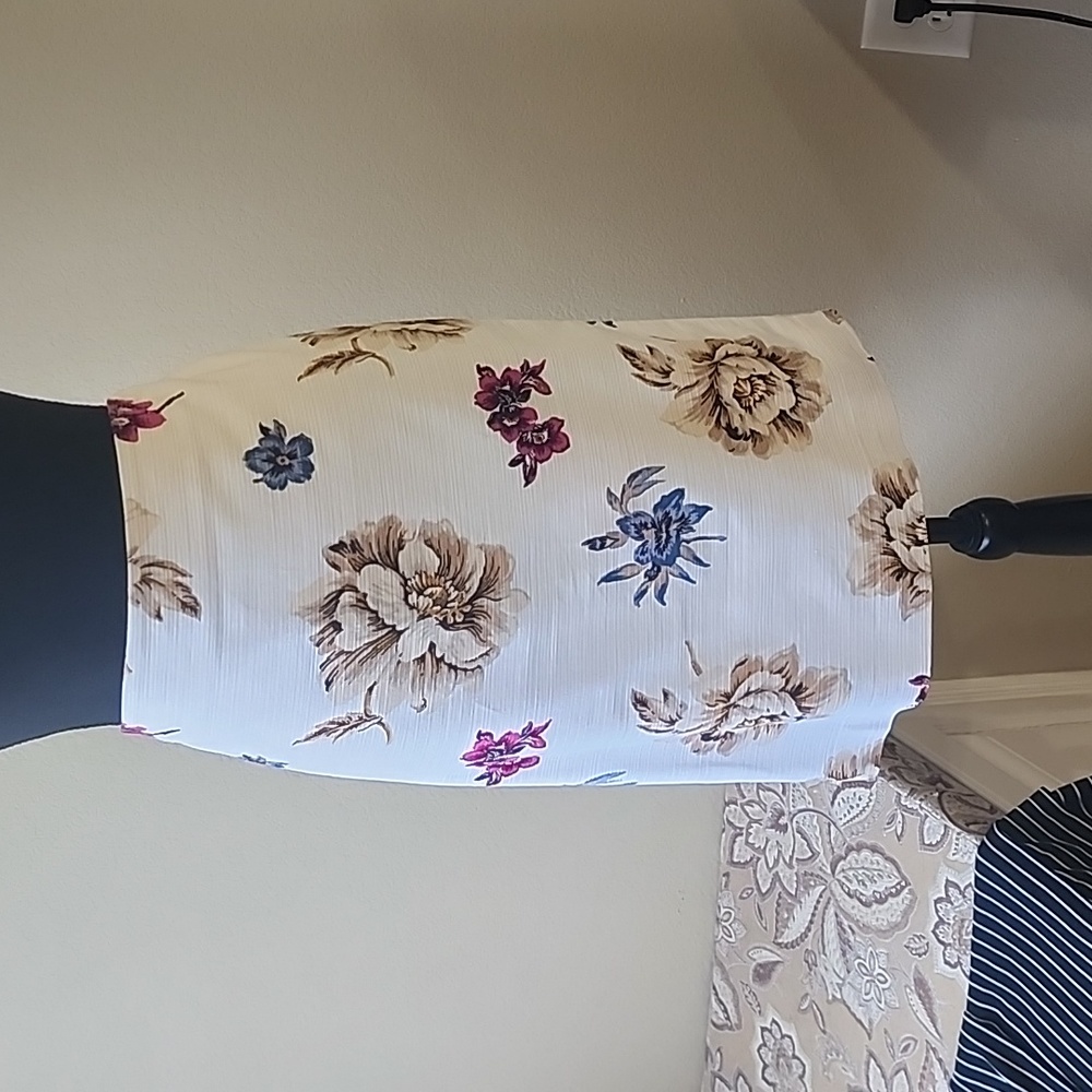 Floral print skirt from Ann Taylor Factory.